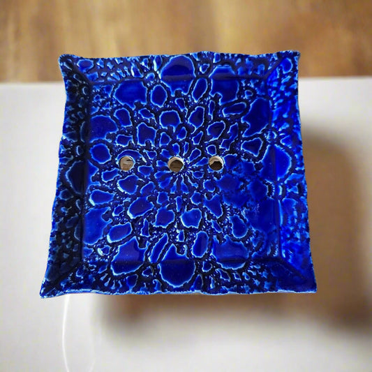 Soap Dish Blue, Square