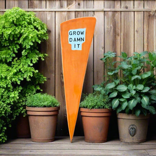 Grow Damn It Garden Stake
