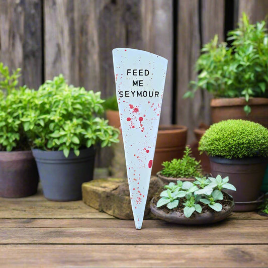 Feed Me Seymour Garden Stake