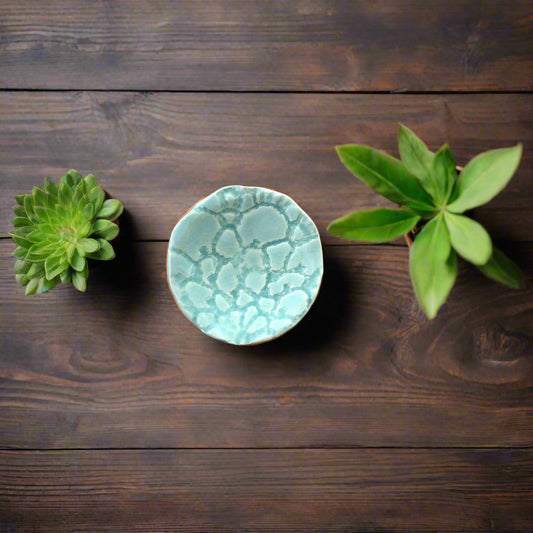 Tiny Round Dish, Green