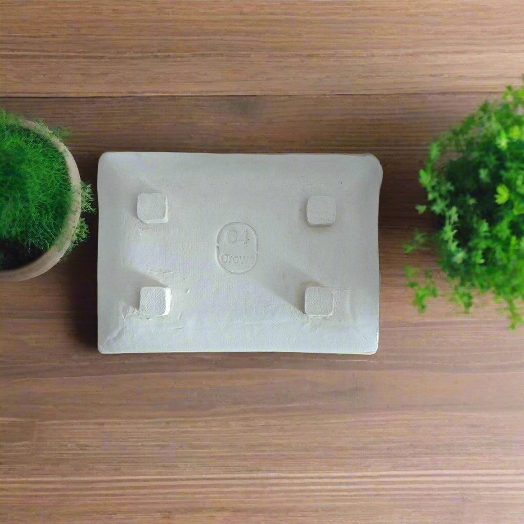Trinket Dish, Green, Rectangle