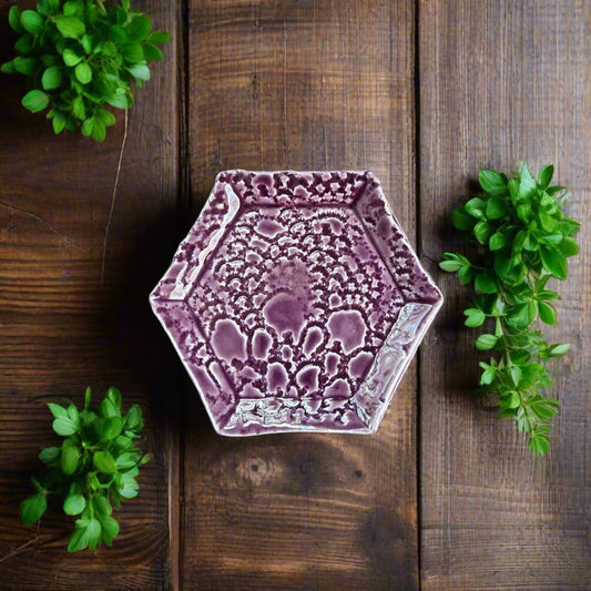 Trinket Dish Purple